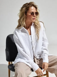 100% Cotton Loose Crepe Shirts