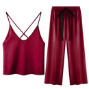 Pure Satin Camisole and Pants lounge Set