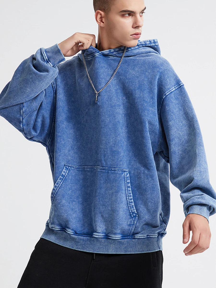 100% Cotton Retro Thickened Hoodie