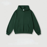 Couple Loose Solid Color Hoodies