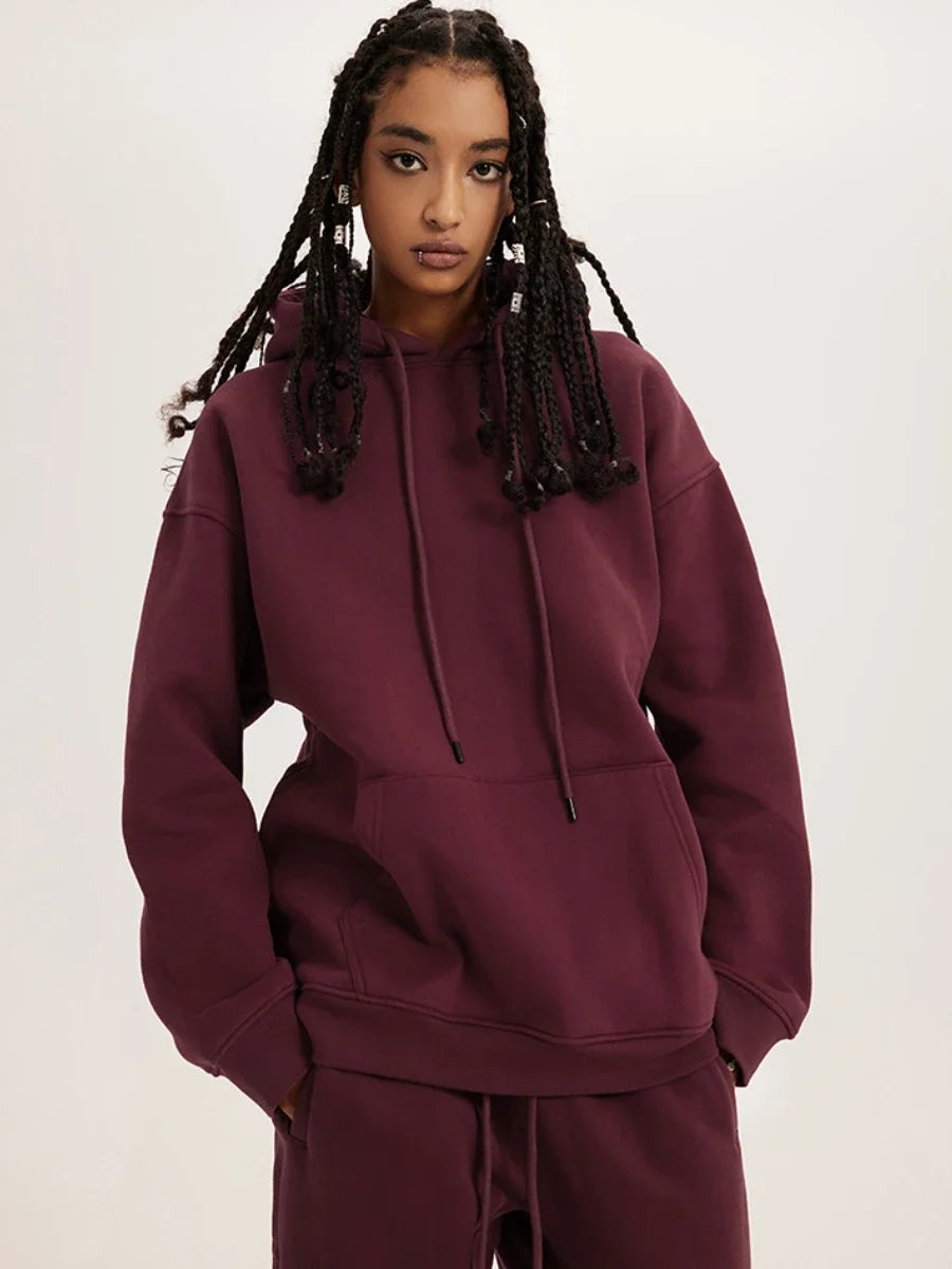 Fleece Oversized Couple Fashion Hoodies