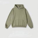 Couple Loose Solid Color Hoodies