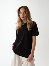 Classic Solid Cotton T-shirt