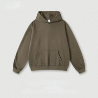 Couple Loose Solid Color Hoodies